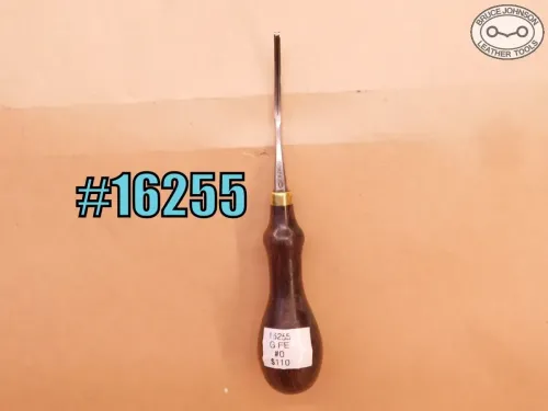 16255 – Gomph #0 French edger, 1/32 inch of cut – $110.00.