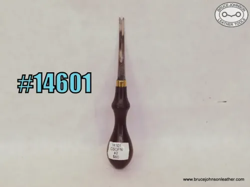 SOLD – 14601 – CS Osborne #2 fine edger, about 3/32 inch of cut – $60.00