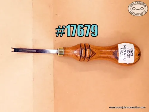 17679 – Don King grooved edger, 3/32 inch of cut, another view to follow – $250.00