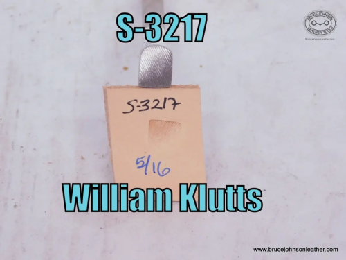S-3217-William Klutts angle line low angle beveler, 5-16 inch wide – $35.00.