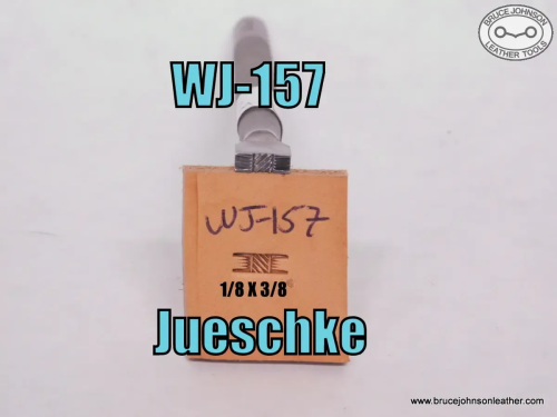 WJ-157 – Jueschke rope center basket stamp, 1-8 X 3-8 inch – $60.00.