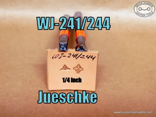 WJ-241-244 – Jueschke geometric stamp set, 1/4 inch – $130.00.– in stock