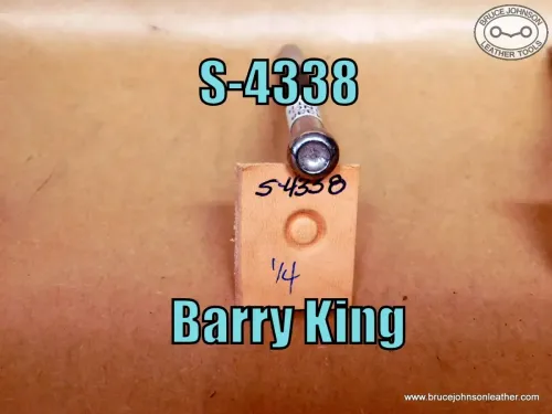 S-4338 – Barry King plain flower center, 1/4 inch – $20.00.