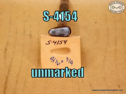 S-4154 – unmarked vertical line shader, 5/16 X 3/4 inch – $20.00.