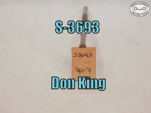 S-3693 – DON KING basket stamp, 3/32 X 1/4 inch – $350.00