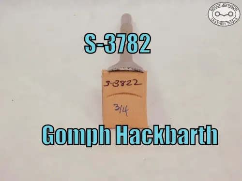 SOLD - S-3822 – Gomph Hackbarth line and scallop veiner stamp, 3/4 inch – $40.00