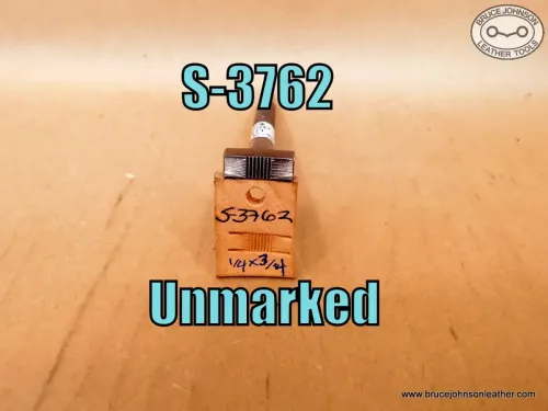 S-3762 – unmarked line center basket stamp, 1/4 X 3/4 inch – $50.00.