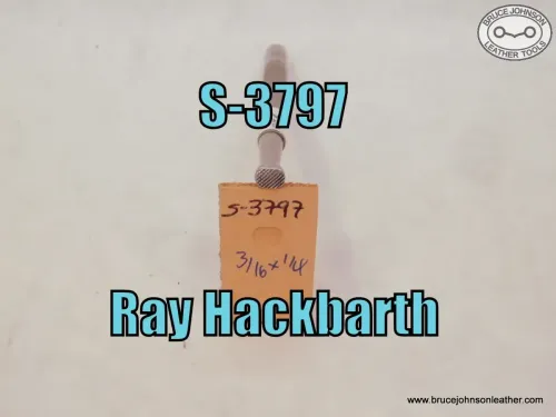 S-3797 – Ray Hackbarth checkered matting stamp, 3/16 X 1/4 inch – $50.00.