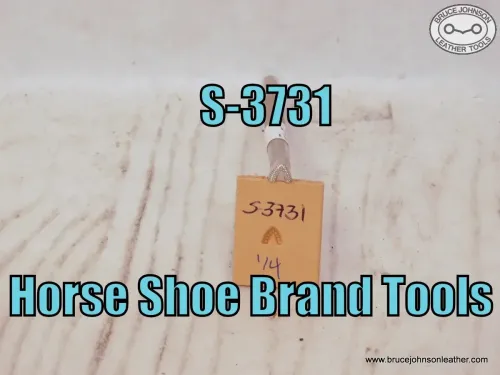S-3731 – Horse Shoe Brand Tools border stamp, 1/4 inch – $60.00 – a few in stock.