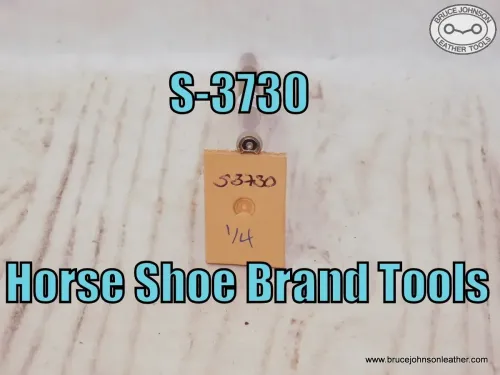 S-3730 – Horse Shoe Brand Tools stack of coins border stamp, 1/4 inch – $60.00 – a few in stock.