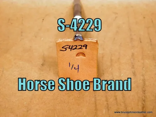 S-4229 – Horse Shoe Brand border stamp, 1/4 inch – $60.00.