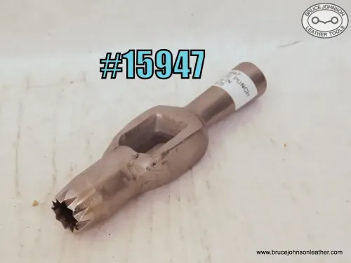 15947 – refurbished rosette punch with points, 3/4 inch – $75.00.