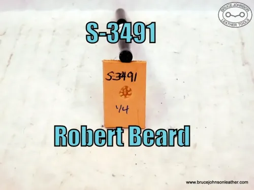 SOLD -S-3491 – Robert Beard can matting background stamp, 1/4 inch – $80.00