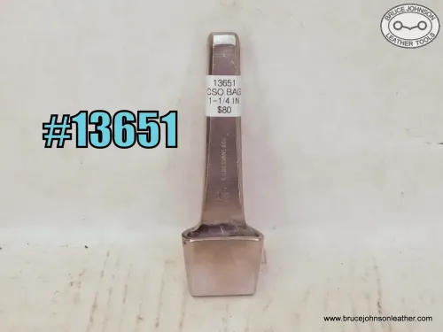 13651 – CS Osborne 1-1/4 inch bag punch – $80.00.