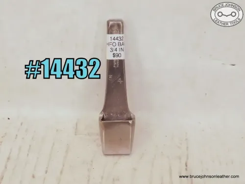 SOLD - 14432 – HF Osborne 3/4 inch bag punch – $90.00