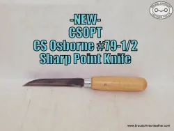 CSOPT - New CS Osborne #79-1/2 sharp point knife, 3-3/4 inch blade sharpened – $17.00 – in stock.