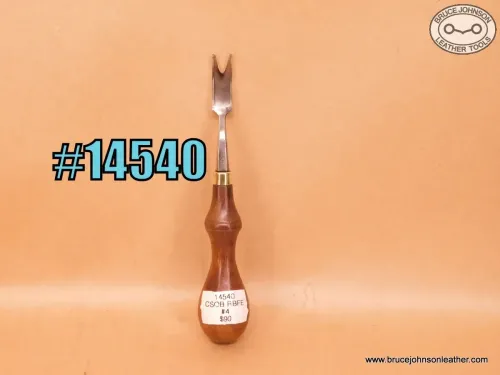 SOLD - 14540 – CS Osborne #4 round back French edger, 1/4 inch cut – $90.00.