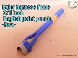 Byler Harness Tools 3/4 inch English point punch – $38.00 – in stock.