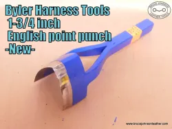 Byler Harness Tools 1-3/4 inch English point punch – $45.00. – in stock.