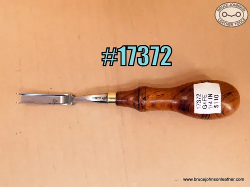 17372 – Gomph #4 French edger, 1/4 inch of cut – $110.00.