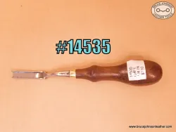 14535 – Gomph #4 French edger, 1/4 inch of cut – $110.00.