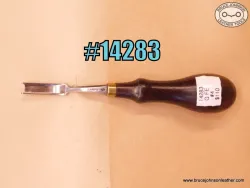 14283 – Gomph #4 French edger, 1/4 inch of cut – $110.00