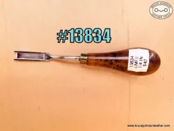 13834 – unmarked French edger, 1/4 inch of cut – $40.00.