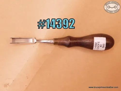 SOLD – 14392 – CS Osborne #4 French edger, 1/4 inch of cut – $60.00.