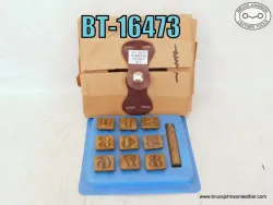 BT-16473 – number set, 3/4 inch - plastic tray with box case– $15.00.