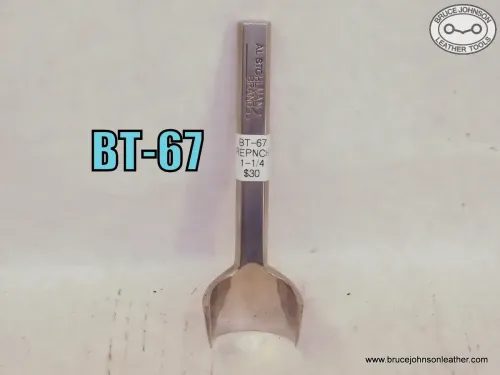 SOLD - BT-67 – Stohlmann 1-1/4 inch round and punch – $30.00.