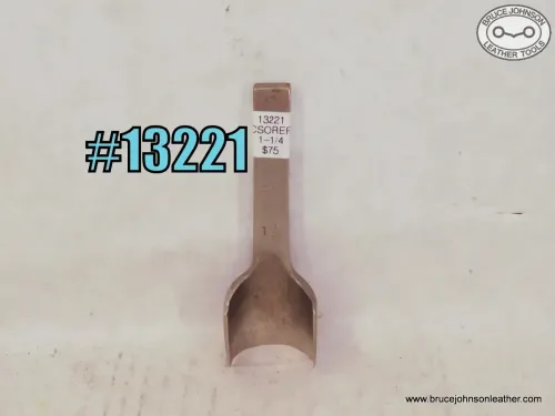 13221 – CS Osborne 1-1/4 inch round end punch – $75.00