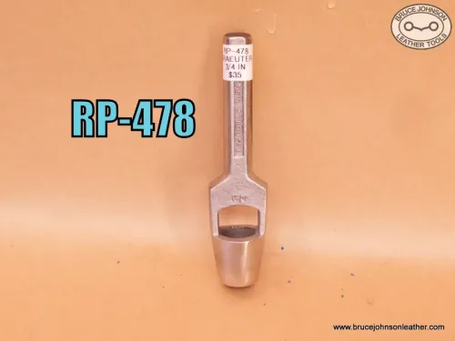 RP-478 – Kraeuter 3/4 inch round punch – $35.00.