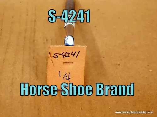 S-4241 – Horse Shoe Brand smooth beveler, 1/4 inch wide – $40.00.