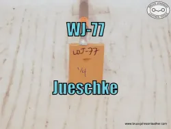WJ-77 – Wayne Jueschke coarse checkered beveler, 1/4 inch wide – $50.00.