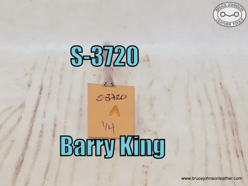 S-3720 – Barry King border stamp, 1/4 inch wide at base – $30.00.