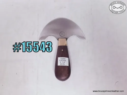 15543 – CS Osborne Newark marked round knife 4-1/4 inches wide – $125.00.