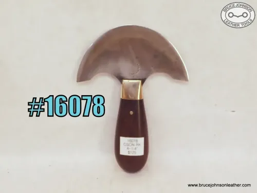 16078 – CS Osborne Star marked Newark round knife, 4-1/4 inches wide – $125.00