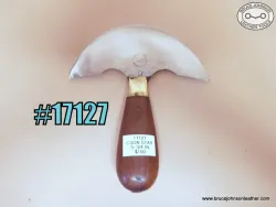 17127 – CS Osborne Newark star marked round knife, 5-3/4 inch,small gouge on back edge – $100.00.