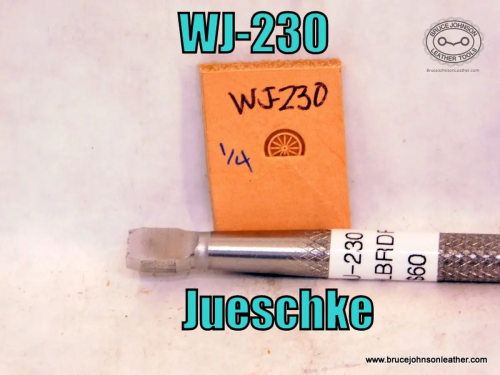 WJ-230 – Jueschke partial wagon wheel border, 1-4 inch – $60.00.
