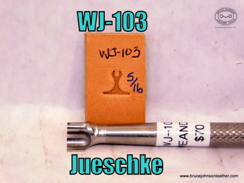 WJ-103 – Jueschke 5-16 inch meander stamp – $70.00.