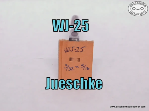 WJ-25 – Jueschke braid stamp, 3-32 x 5-16 inch - $50.00