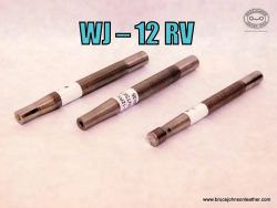 WJ-12 RV-Jueschke three-piece rivet set for #12 copper rivets – bur setter, peener, and domer – $135.00– in stock.