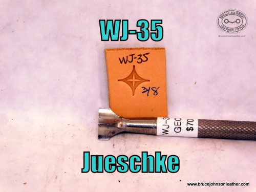 WJ-35 – Jueschke 3-8 inch geometric stamp – $70.00.