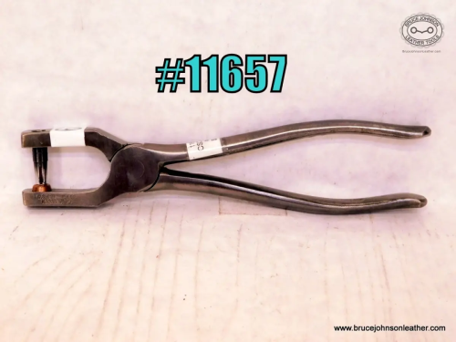 11657 – CS Osborne #6 refurbished single tube punch – $60.00.