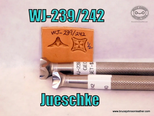 WJ-239-242 – Jueschke geometric stamp set, 1-2 inch – $240.00.