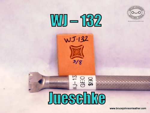 WJ-132 – Jueschke 3-8 geometric block stamp – $90.00.