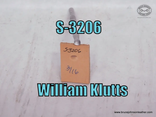 S-3206-William Klutts smooth_beveler 3-16 inch wide - $25.00.