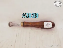 7839 – Henry Sauerbier #9 pricking wheel – $30.00