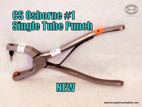 CS Osborne New #1 single tube punch, sharpened – $85.00