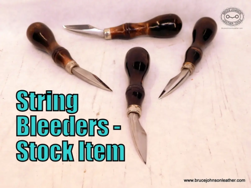 String Bleeders- CS Osborne string bleeders handles refinished and sharpened – $40.00 – in stock.